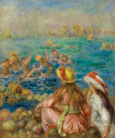 Bather by Pierre Auguste Renoir